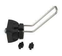 Crochet à outils FX 17/57-24, 96 x 85 x 40, en plastique / acier inoxydable, nu, noir