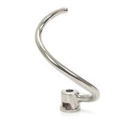 Crochet à pâte spiralée compatible avec les robots KitchenAid, notamment les modèles 5K7SDH, KA 7QT, 5KSM7580X, 5KSM7586P, 5KSM7990 et 5KSM8990.