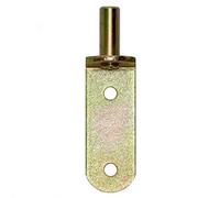 Crochet à plaque - Gond à visser - 16 charnières de porte - Galvanisé