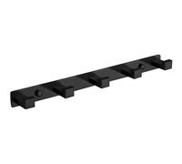 Crochet à serviette Mexen avec cinq crochets, noir - 709265-70