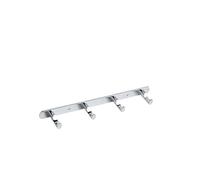 Crochet à serviettes multi-peignoir, en laiton chromé, porte-manteau, porte-clés, support mural for , cuisine, salle de bains, crochets for peignoirs pour Placard,Salle de Bain, Cuisine(4 Hooks)