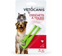 Crochet à tiques - VETOCANIS - Chien et Chat - Sans produits chimiques - Facile à utiliser