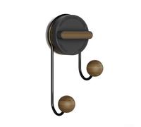 Crochet à ventouse en acier inoxydable sans couture pour papier de soie, montage mural sur surfaces lisses, bouton serré pour un maintien sûr, design résistant à la rouille