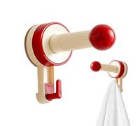 Crochet à ventouse pour douche, crochet de tirage avec ventouse pour serviettes, crochet amovible sans perçage, sans trace, réutilisable pour clés, serviettes, écharpes, verres, cuisine, chambre à