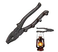 Crochet à vêtements en fonte - Forme de pince vintage - Support mural décoratif - Pour artisans, travailleurs du bois, garage, atelier, agriculteur, abri à outils, buanderie