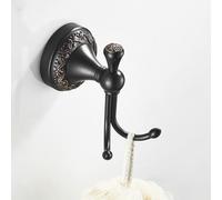 Crochet à vêtements en laiton antique polyvalent 10 cm Crochet mural de salle de bain Kit d'installation complète