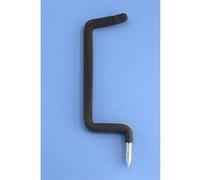 Crochet à visser MOTTEZ, H.8 x l.28 x P.1.3 cm G