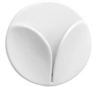 ACCROCHE Torchon Adhésif Blanc en Blister de 2