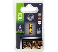 Crochet acier laiton n°1 - lot de 10 - 8 Kg max