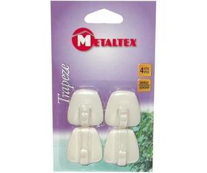 Crochet adhésif Trapèze - lot de 4