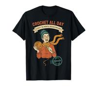 Crochet All Day Keep The Mental Breakdown Away Drôle T-Shirt