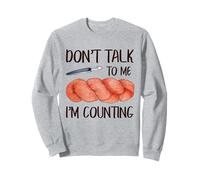 Crochet Amusant Don't Talk I'm Counting Crochet Sweatshirt