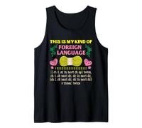 Crochet Amusant - This is My Kind of Foreign Language Débardeur