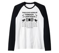 Crochet Amusant - This is My Kind of Foreign Language Manche Raglan
