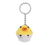 Crochet Animal Keychain for Women Handbag Charm Fashion Crochet Keychain Accessories Valentines Gifts Car Key Rings Bag Charm for Handbags