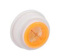 Crochet autocollant sans couture mural en plastique multifonction pour rangement de cuisine, chiffon de lavage, support de serviette Orange