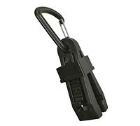 Crochet Auvent Camping Car 2/6/12/24 PCS Grand Tache de Tente auvent à Coupe-Vent Securing Boucle Clip avec Porte-mangueuse Crochet Crochet Pince de Corde à Vent pour Camping en Plein air(Black 24PC)