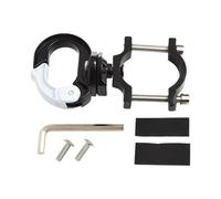 Crochet avant en aluminium conçu pour Xiaomi M365 Pro - Support robuste pour scooter qui prend en charge le transport régulier des effets personnels (noir)