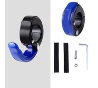 Crochet avant pour guidon de moto 20-24 mm Tube rond en alliage d'aluminium - Installation noir, rouge, bleu, compatibilité pour (bleu)