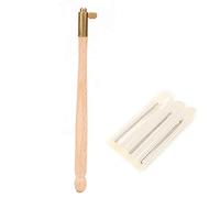 Crochet avec, Ensemble D'Aiguilles à Tricoter Outils de Broderie Perlés, Crochet Tambour, Luneville 3 Aiguilles Crochet à Broder, Outil de Crochet de Perle de Broderie