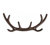 Crochet Bois de Cerf - L 4,8 x l 29 x H 12 cm - Marron