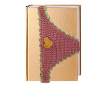 Crochet Bookmark Set, Bikini Shape Reading, Marker System Handmade Book Page Holder Kit, Creative Novelty Page Saver Accessory, Study School Library Dorm Home Use Reading Gift