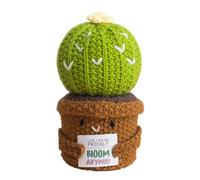 Crochet Cactus Positif, Conception De Point De Fil À La Main, 7x14cm, Jouet De De Soutien Émotionnel, Cadeaux D'encouragement, Caractéristique De Message Édifiante, pour Les Adolescents Adultes