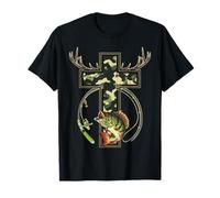 Crochet Camo Faith pour la Chasse et la pêche Christian Jesus T-Shirt