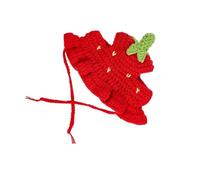 Crochet Cat Hat, Cute Frog Strawberry Design, Breathable Lightweight