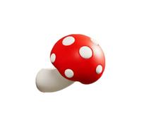 Crochet Champignon - Art Mural Champignon | Imprimé Botanique, Sans Trace Et Sans Perçage, Fabriqué À Partir De Résine Robuste, Ce Cintre En Forme De Champignons Sert De Support Polyvalent Pour L