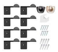 Crochet Chapeau de Cowboy - 8 Pièces Large Bord Organisateur | 7,1 cm Solide, Transparent, Auto-Adhésif Multi-Usage pour Casquettes de Baseball, Rangement Et Présentation De Style Western