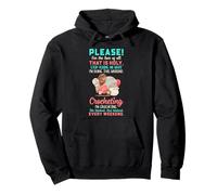 Crochet Chaque Weekend Drôle Femmes Crochet Sweat à Capuche