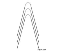 Crochet Circulaire Ogo Grossier En Acier Inoxydable Pour Chandails,Lisse,Bricolage,Outils De Couture À La Main Pour Débutants,2mm-5mm,3 Pièces/Ensemble - Type 4.5mm