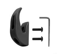 Crochet compact pour trottinette Xiaomi M365 Pro Noir 7,1 cm | Construction en nylon renforcé, supporte une charge de 70 kg, convient pour Xiaomi M365 Pro, configuration sans outil