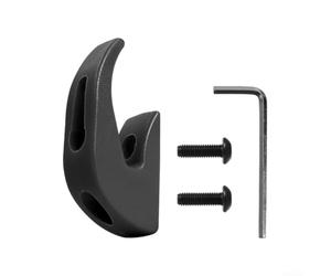 Crochet compact pour trottinette Xiaomi M365 Pro Noir 7,1 cm | Construction en nylon renforcé, supporte une charge de 70 kg, convient pour Xiaomi M365 Pro, configuration sans outil