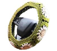Crochet Couvre-Volant, Couvre-secs de Ceinture de sécurité de carrés de à la Main de Daisy Granny, décoration intérieure de Voiture Boho sans Glissement pour Les véhicules 14-16, berlines, VUS