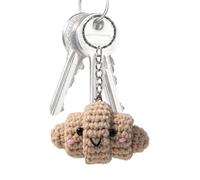 Crochet Croissant Pendentif - Chaînes De Clés Drôles Pour Les Clés De Voiture - De Tricot Portable La Délicieuse Délicatesse Douce Et Délicieuse Est Reproduite, Ce Qui Semble Particulièrement M