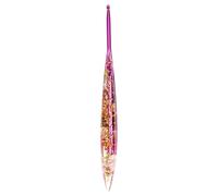 Crochet Cruchet, manipulez une aiguille au crochet paur las chapeaux, ces aiguilles ergonomiques avec des poignées de résine florale, dys outils xe tricot pour lus débutants, lis femmes, los adultes,