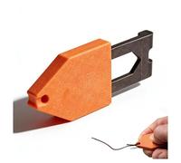 Crochet d'ancrage de Corde, Outil Crochet d'ancrage Ligne de Craie Portable, Conception D'opération À Une Main, Fixation Instantanée, Rapide Et Facile, pour Le Marquage des Cloisons Sèches Menuis 1pc