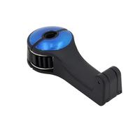 Crochet d'appui-tête de voiture 2 en 1 caché - Boucle de verrouillage créative - Clip de fixation automatique pour support de téléphone arrière - Rotation à 360° à l'avant et à l'arrière - Facile à