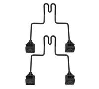 Crochet D'appui-tête pour Siège Auto,Lot de 2,Support Métallique Robuste pour Chapeau,Sac a Main,Vêtements,Manteaux et Sacs de Courses,Compatible avec les Sièges de Voitures,Camions et SUV