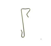 Crochet d'ardoise agrafe 10 cm x 2,4 mm inox 17% en boite de 700 - DIMOS - 760704