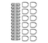 Crochet D'arrimage De Remorque De Voiture, Anneau En D, Arrimage SéCurisé, Crochets D'ancrage De Remorquage Pour Camions, Camping-Car, Van, Atv, Suv, Bateau