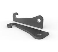 Crochet d'attelage Claas Scorpion 50x50x435mm LF-Tech, Console de soudage, Chargeuse sur pneus, Télescopique