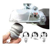 Crochet d'attelage universel Verrou de remorque universel, Baceyong le crochet d'attelage universel Verrou de remorque Alliage de zinc Argent Alliage de zinc Caravane