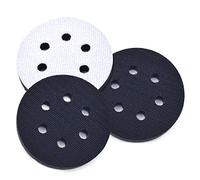 Crochet de 3 pouces de 75 mm et amp; Tampon d'interface de boucle Tampon tampon éponge 6 trous for accessoires d'outils électriques de tampon de support de ponceuse sans poussière ( Color : Sponge pad