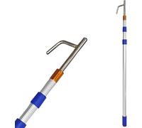 Crochet de Bateau Lot De 1, 2, 4 Ou 6 Perches De Poussée pour Bateaux Robustes, Griffes D'amarrage Extra Longues, Extensibles pour L'amarrage, Le Sauvetage(6 Pack,500CM(16.4ft))