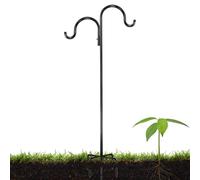 Crochet de berger pour mangeoire à oiseaux - Crochet de berger de jardin, crochets en métal de 51,1 pouces pour lanternes | Alimentation d'oiseaux haute résistance