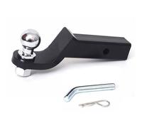 Crochet de bras de remorquage de 5,1 cm avec boule d'attelage Kit de goupille de remorquage accessoire en acier adapté pour remorque SUV camion Dirt Bike