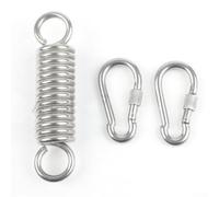 Crochet de chaise suspendue à ressort, crochet robuste pour chaise longue d'extérieur et chaise suspendue, matériel en acier inoxydable avec capacité de charge de 600 kg, (type B)